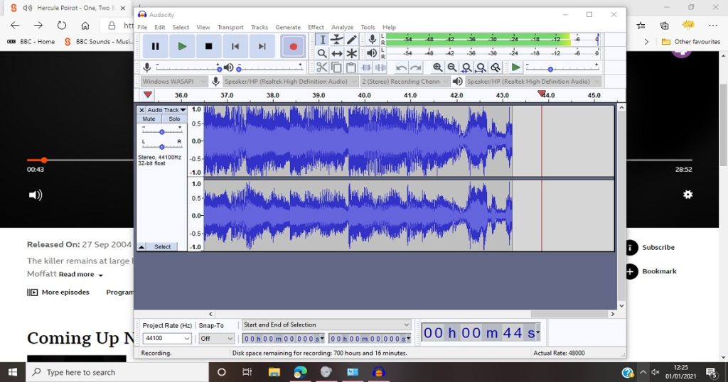 Audacity Portable Download Interface