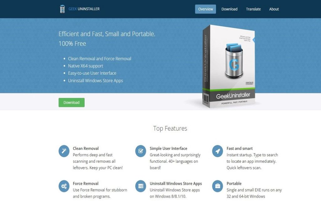 Geek-Uninstaller-portable-interface